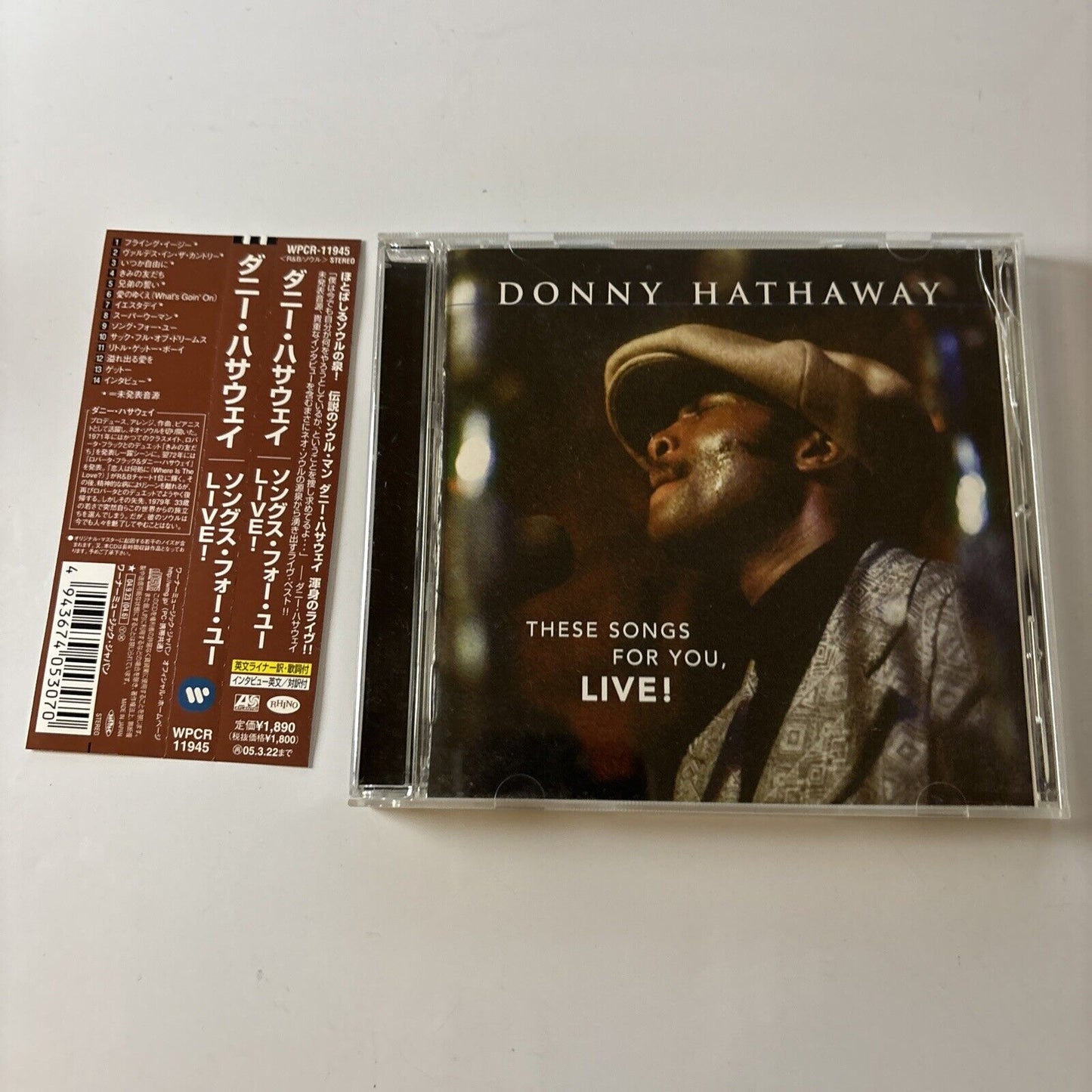 Donny Hathaway - These Songs For You Live! (CD, 2004) Japan Obi Wpcr-11945