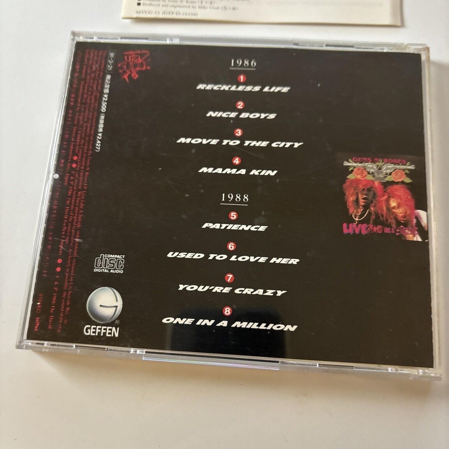 Guns N Roses G Nr Lies Cd 1991 Japan Mvcg 13 Retro Unit 9495