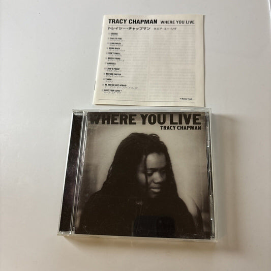 Tracy Chapman - Where You Live (CD, 2005) Japan Wpcr-12144