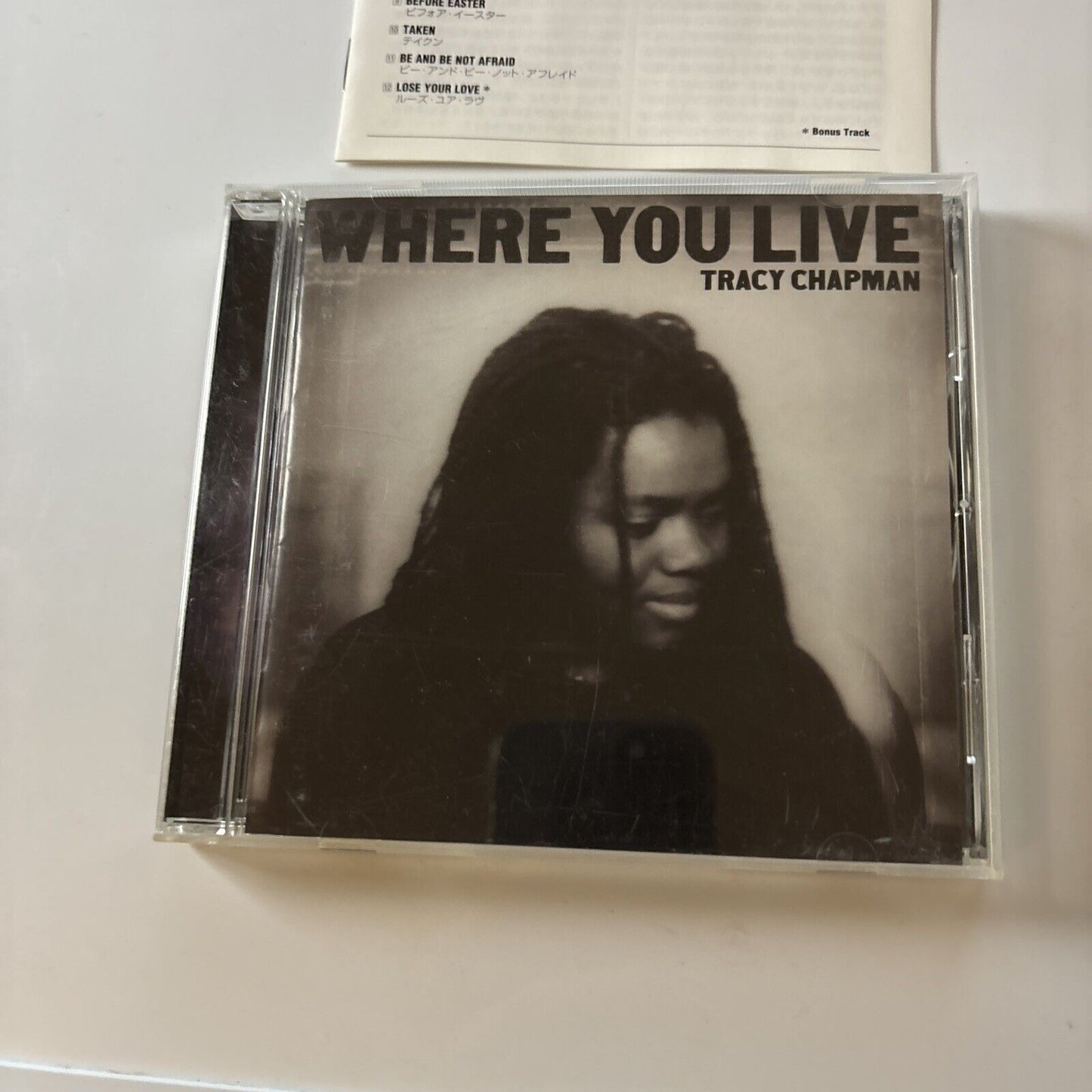 Tracy Chapman - Where You Live (CD, 2005) Japan Wpcr-12144