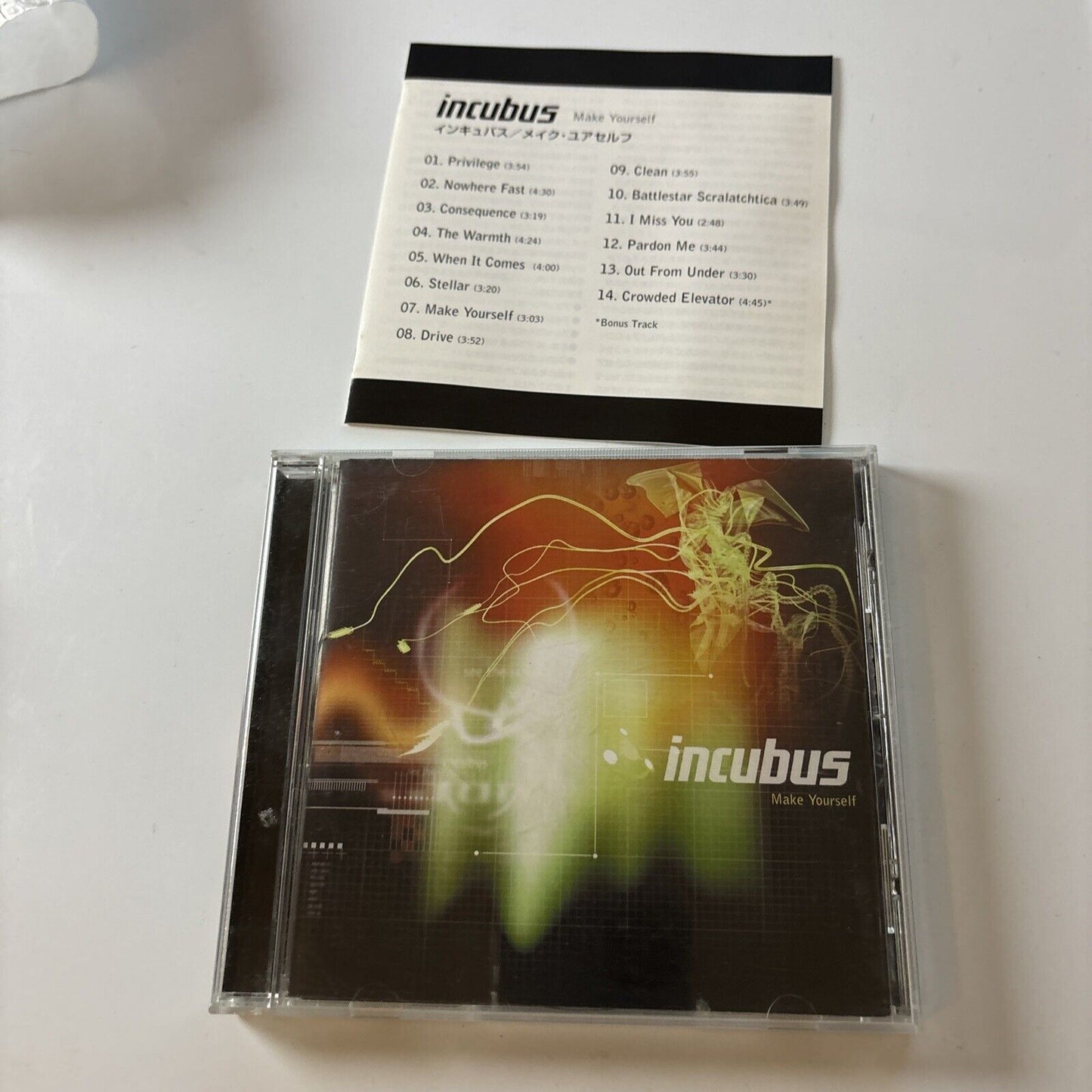 Make Yourself by Incubus (CD, 1999) Japan Esca-8065