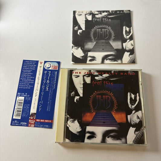 The Jeff Healey Band - Feel This (CD, 1995) Obi Japan Bvca-7340