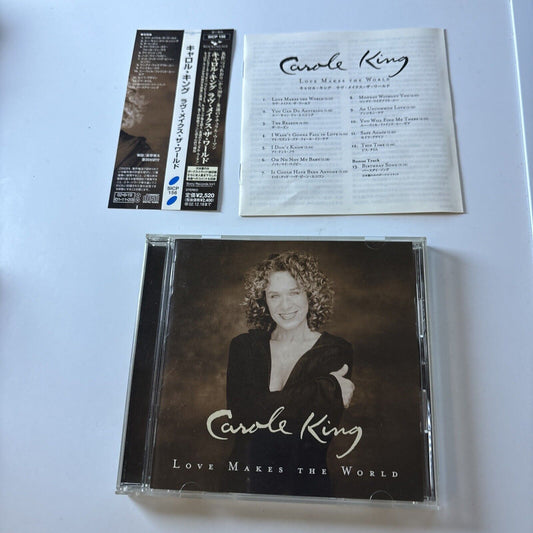 Carole King - Love Makes the World - Bonus Track (CD, 2001) Obi Japan Sicp-156
