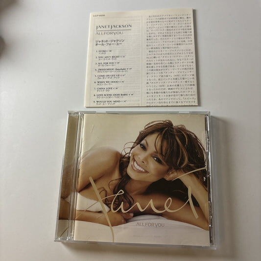 Janet Jackson - All For You (CD, 2001) Japan Vjcp-68288