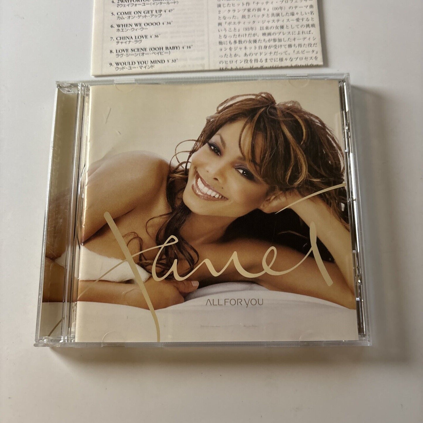 Janet Jackson - All For You (CD, 2001) Japan Vjcp-68288
