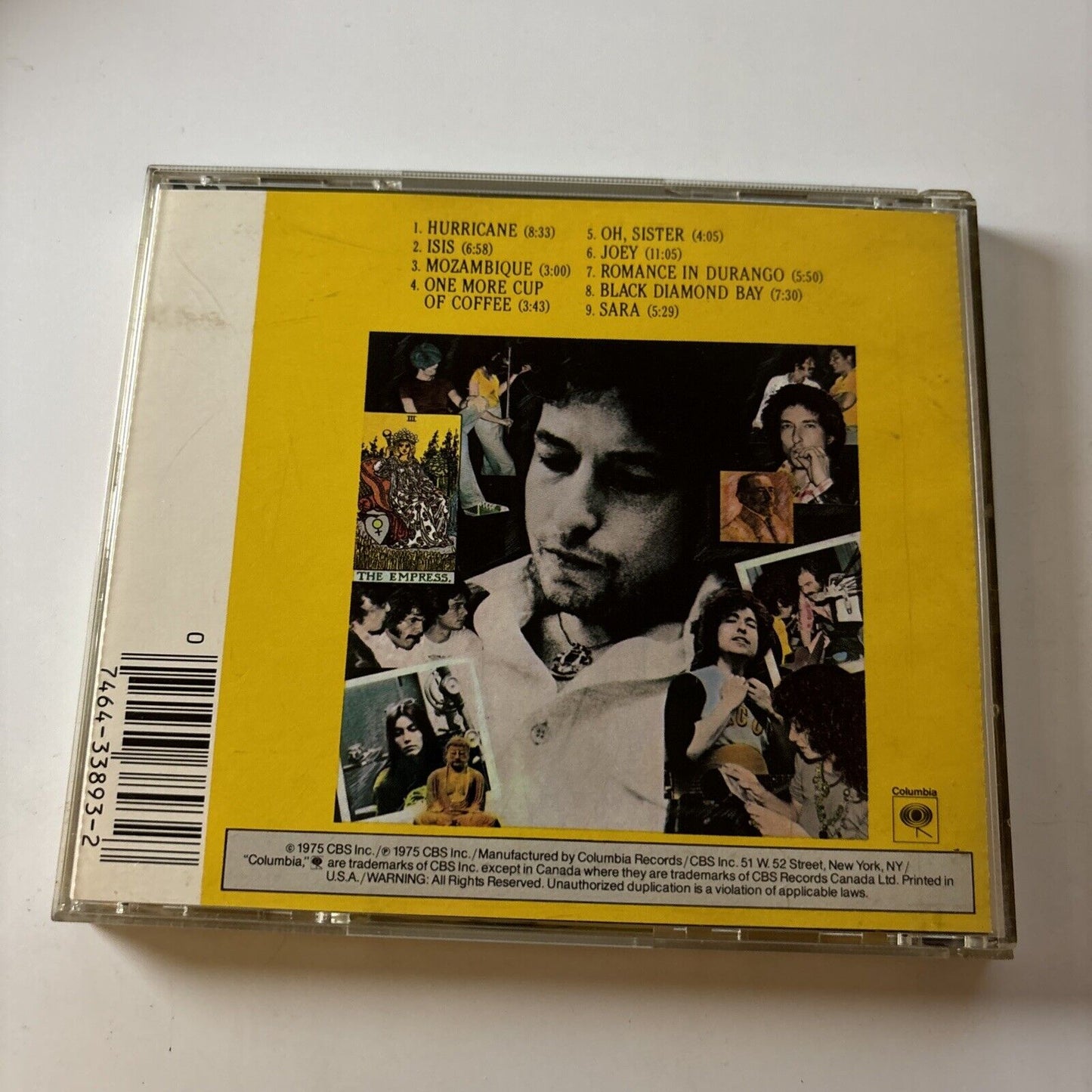 Bob Dylan - Desire (CD, 1975) Ck-33893