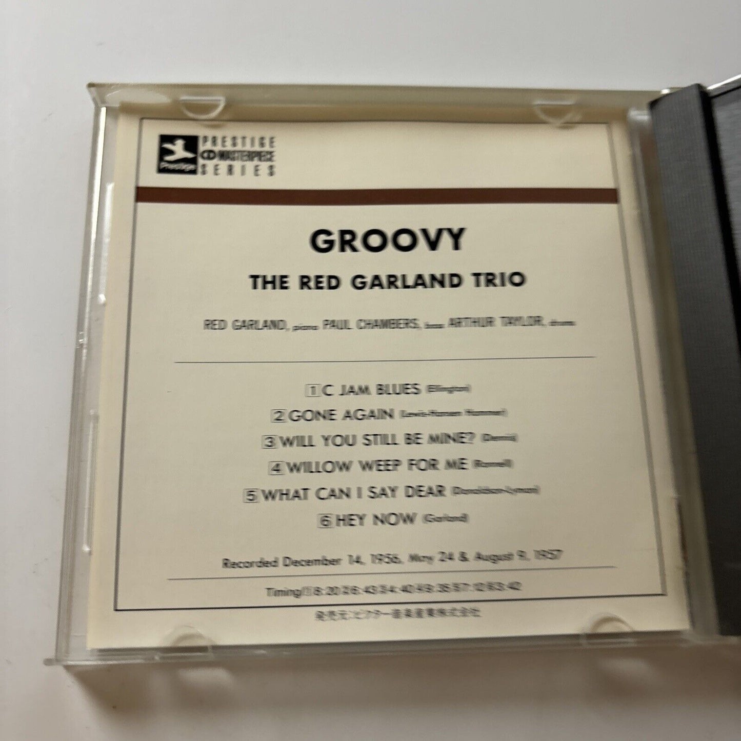 The Red Garland Trio - Groovy (CD, 1957) Japan Vdj-1532