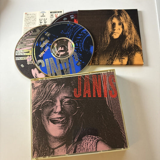 Janis Joplin - Janis (CD, 1994, 3-Disc) Japan Obi Srcs-7358-60