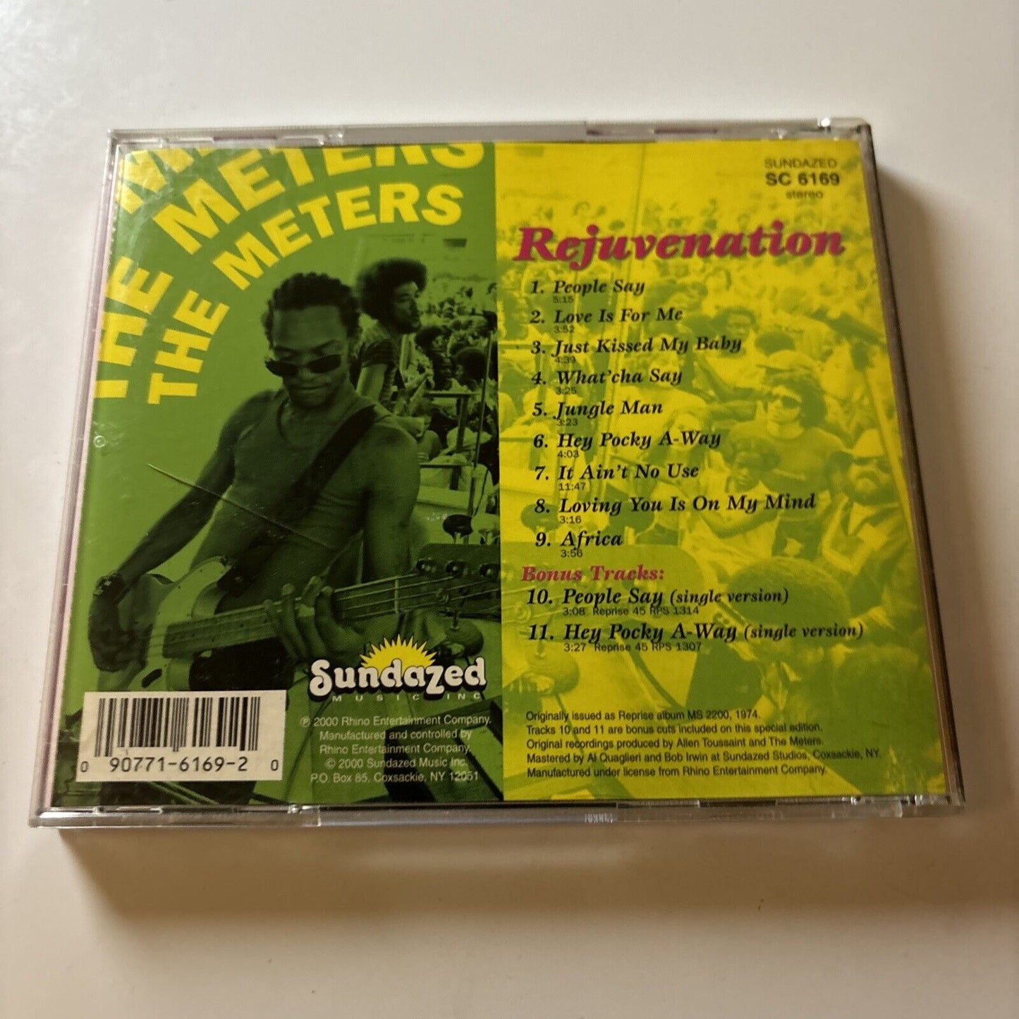 The Meters - Rejuvenation (CD, 2000) Sc-6169