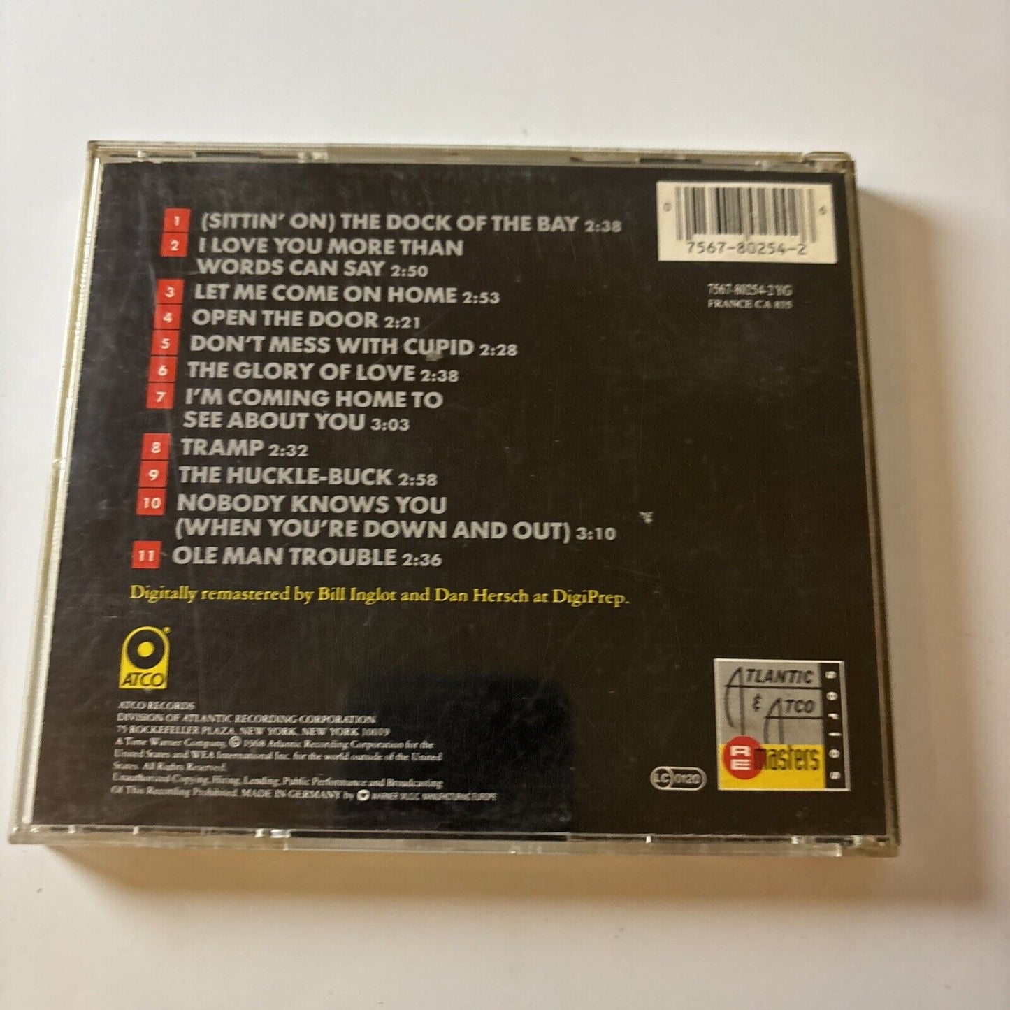 Otis Redding - Dock of the Bay  (CD, 1991)