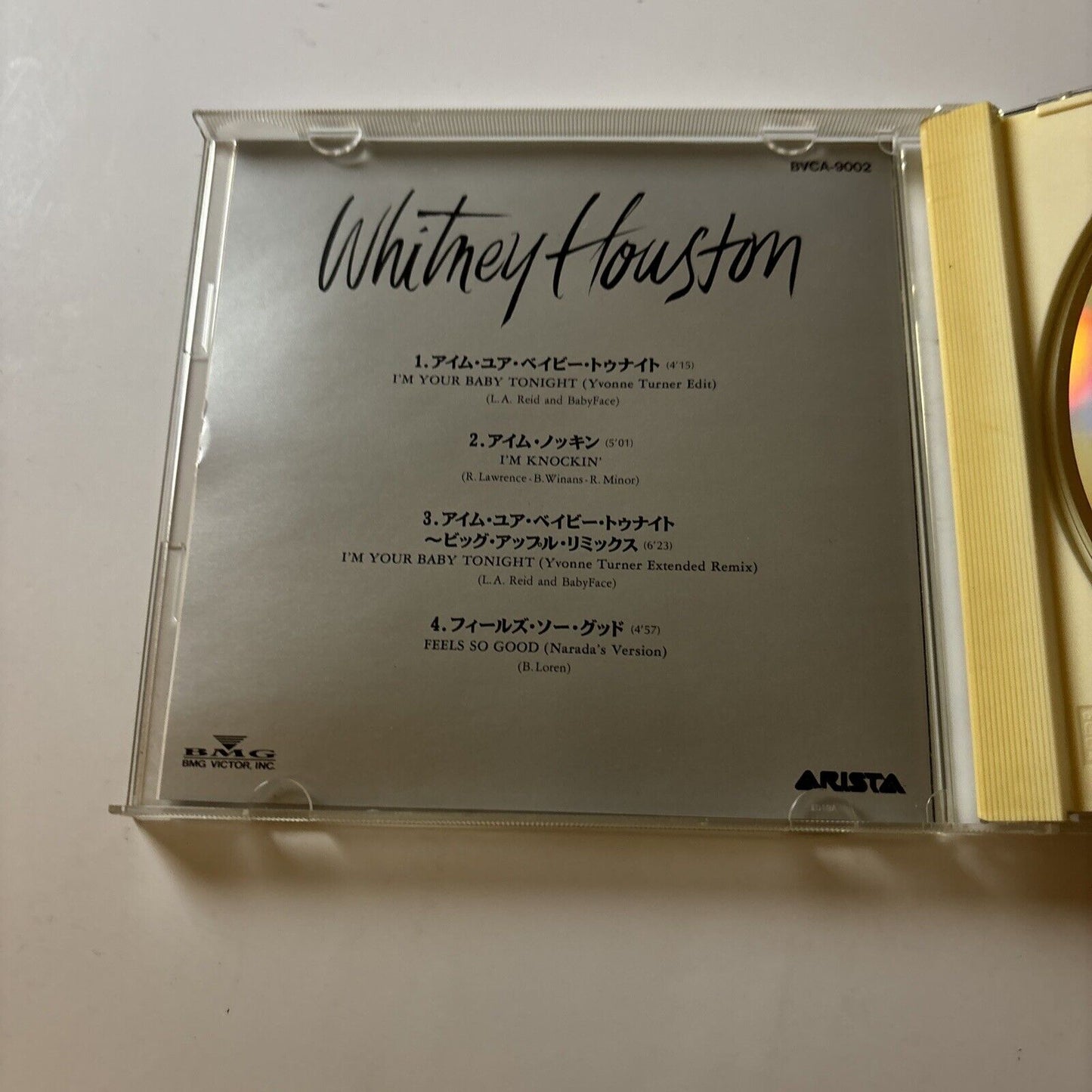 Whitney Houston - I'm Your Baby Tonight (CD, 1990) Bvca-9002 Japan