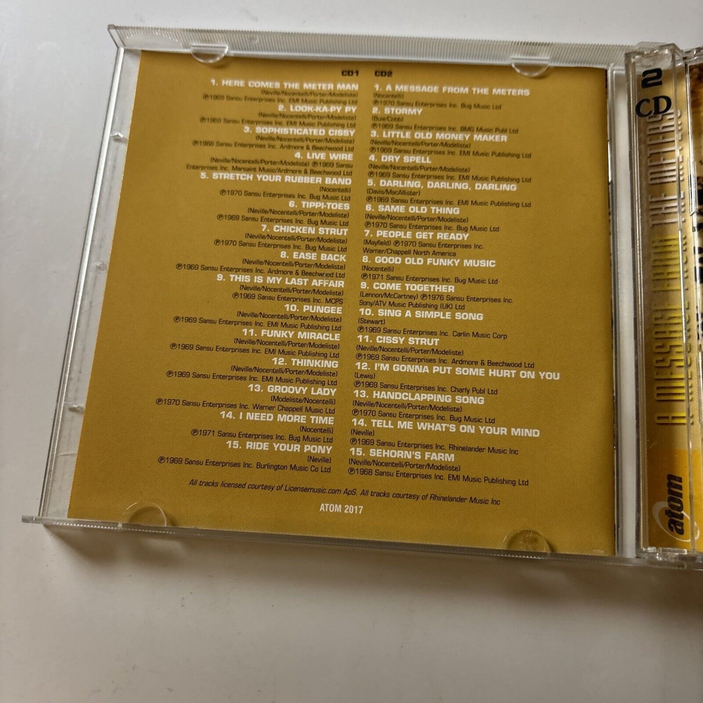 The Meters - Message from the Meters (CD, 2004, 2-Disc) Atom-2017