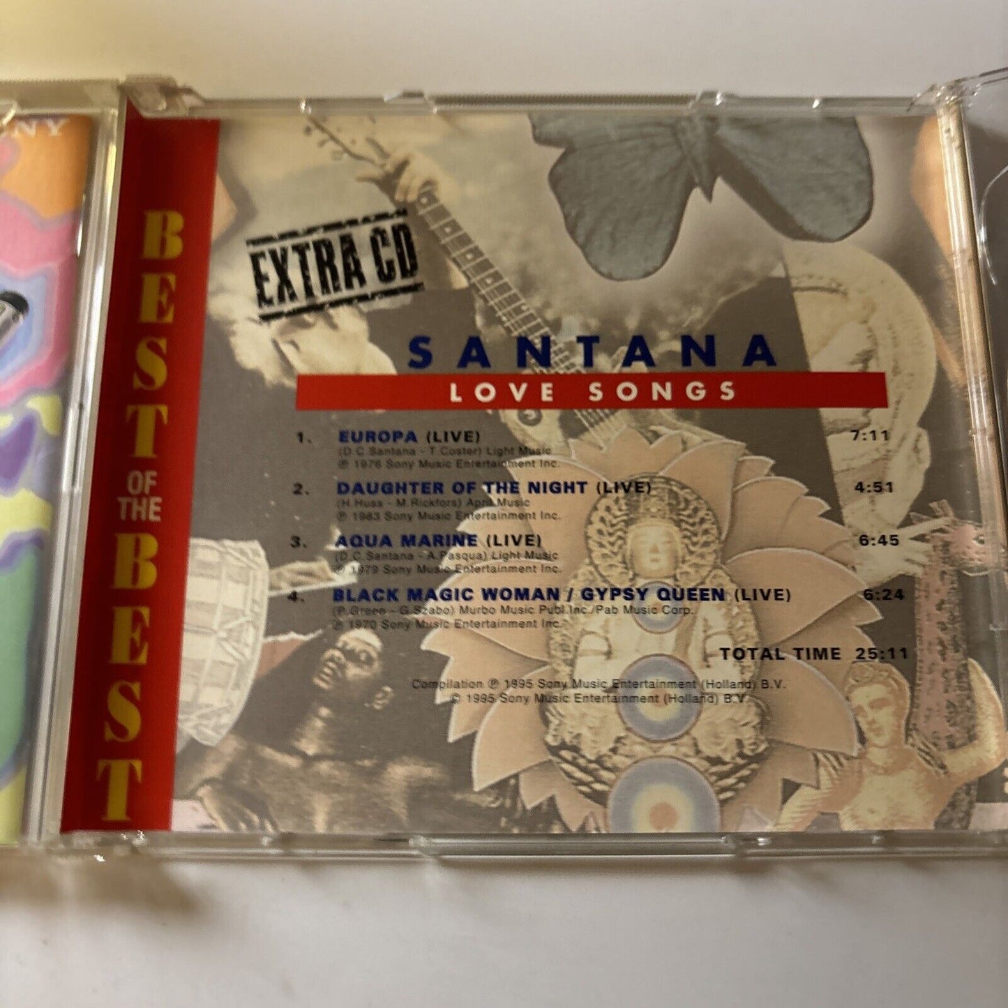 Santana - Love Songs - Extra Live Tracks (CD, 1995, 2-Disc) 4805749