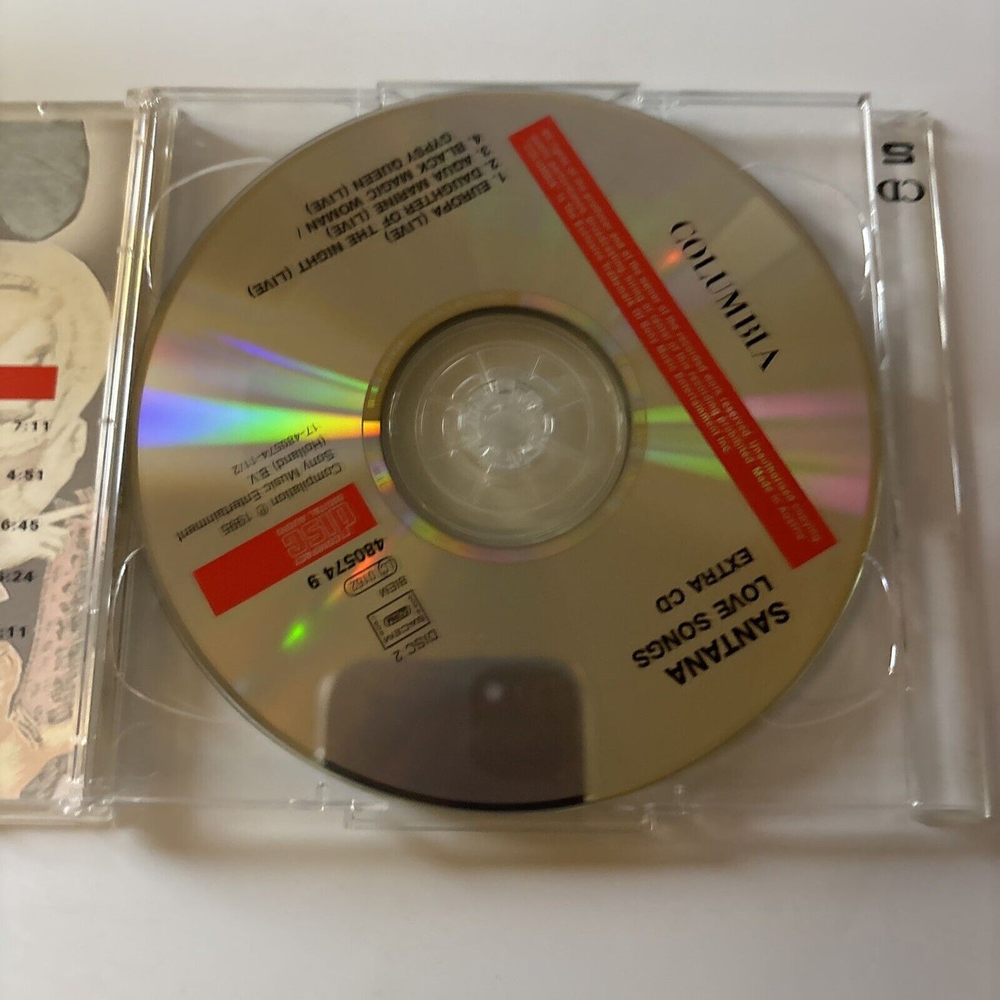 Santana - Love Songs - Extra Live Tracks (CD, 1995, 2-Disc) 4805749