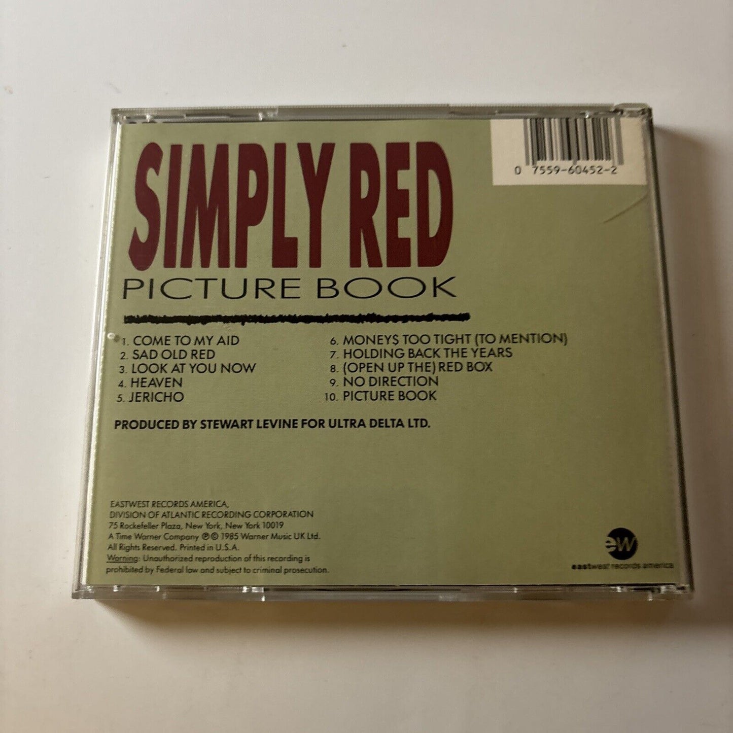 Simply Red - Picture Book (CD, 1985)