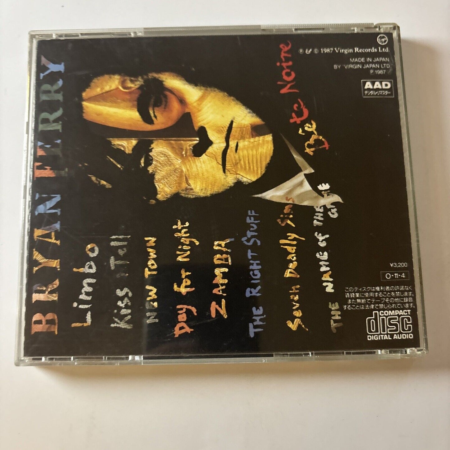 Bryan Ferry - Bete Noire (CD, 1987) Japan Vjd-32002