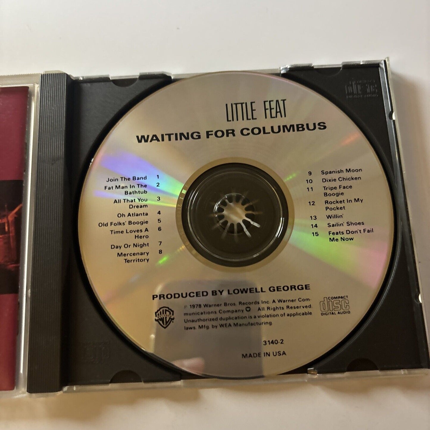 Little Feat - Waiting for Columbus (CD, 1988 ) 3140-2