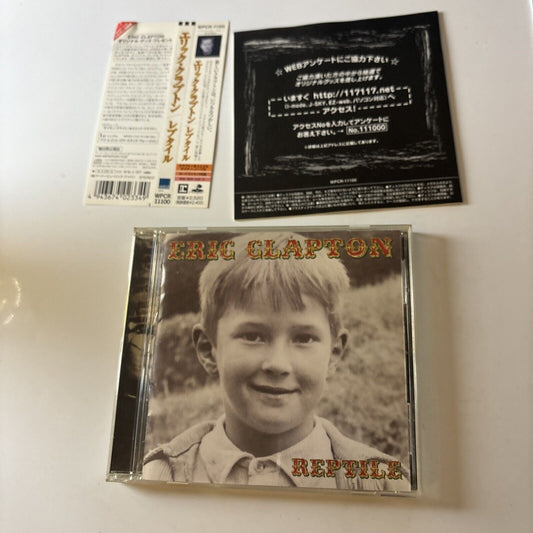 Eric Clapton - Reptile (CD, HDCD, 2001 ) Japan Obi Wpcr-11100