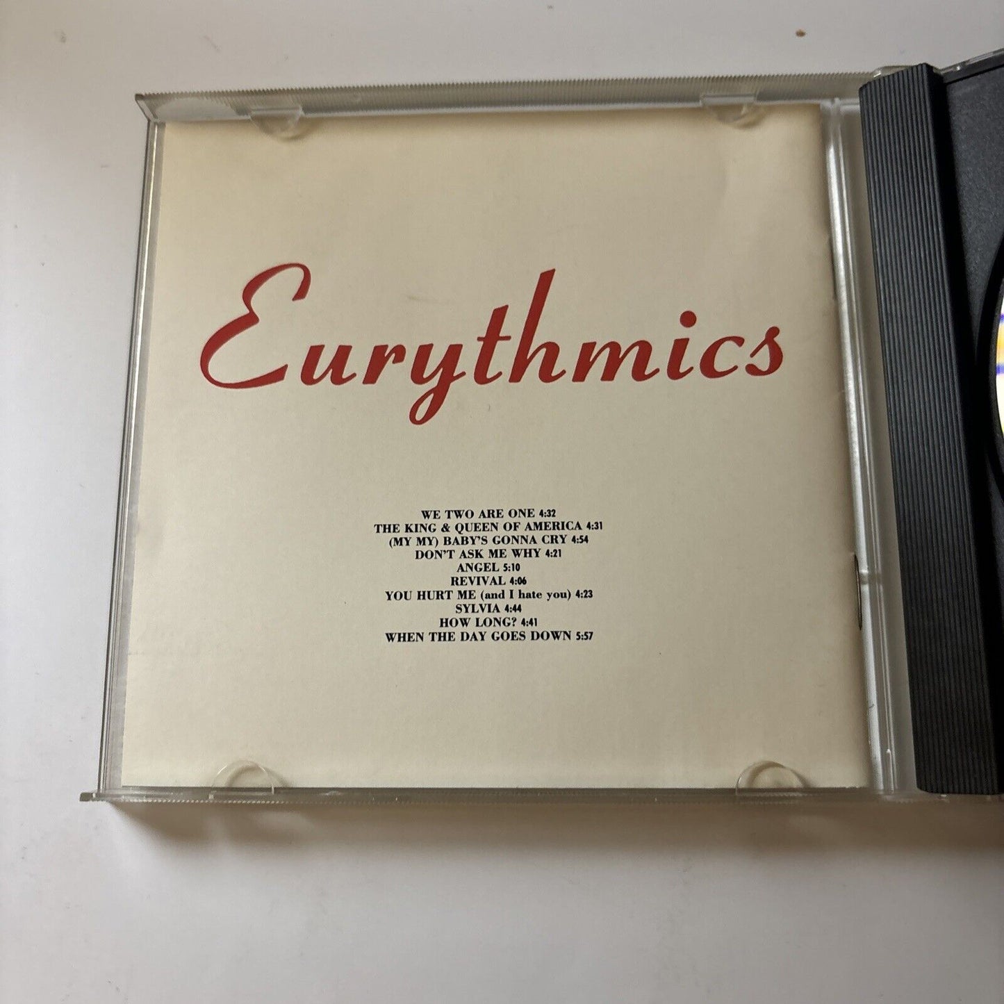 Eurythmics - We Too Are One (CD, 1989) Arcd-8606