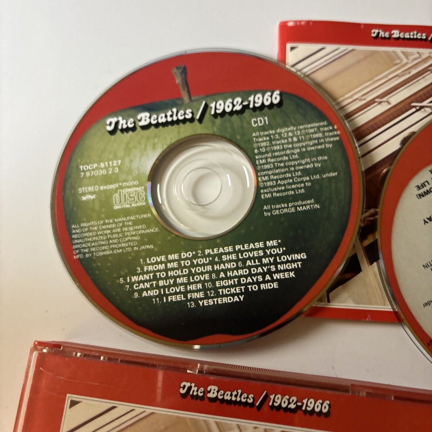 The Beatles - The Beatles 1962-1966 (CD, 1998) Japan Tocp-51127-28
