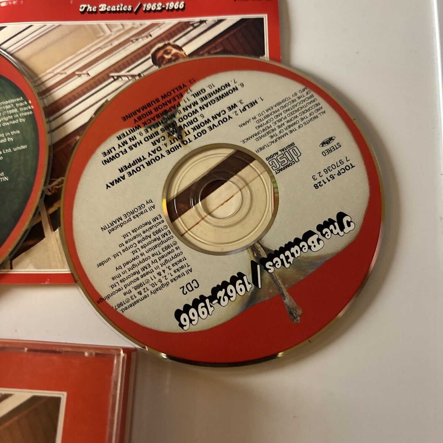 The Beatles - The Beatles 1962-1966 (CD, 1998) Japan Tocp-51127-28
