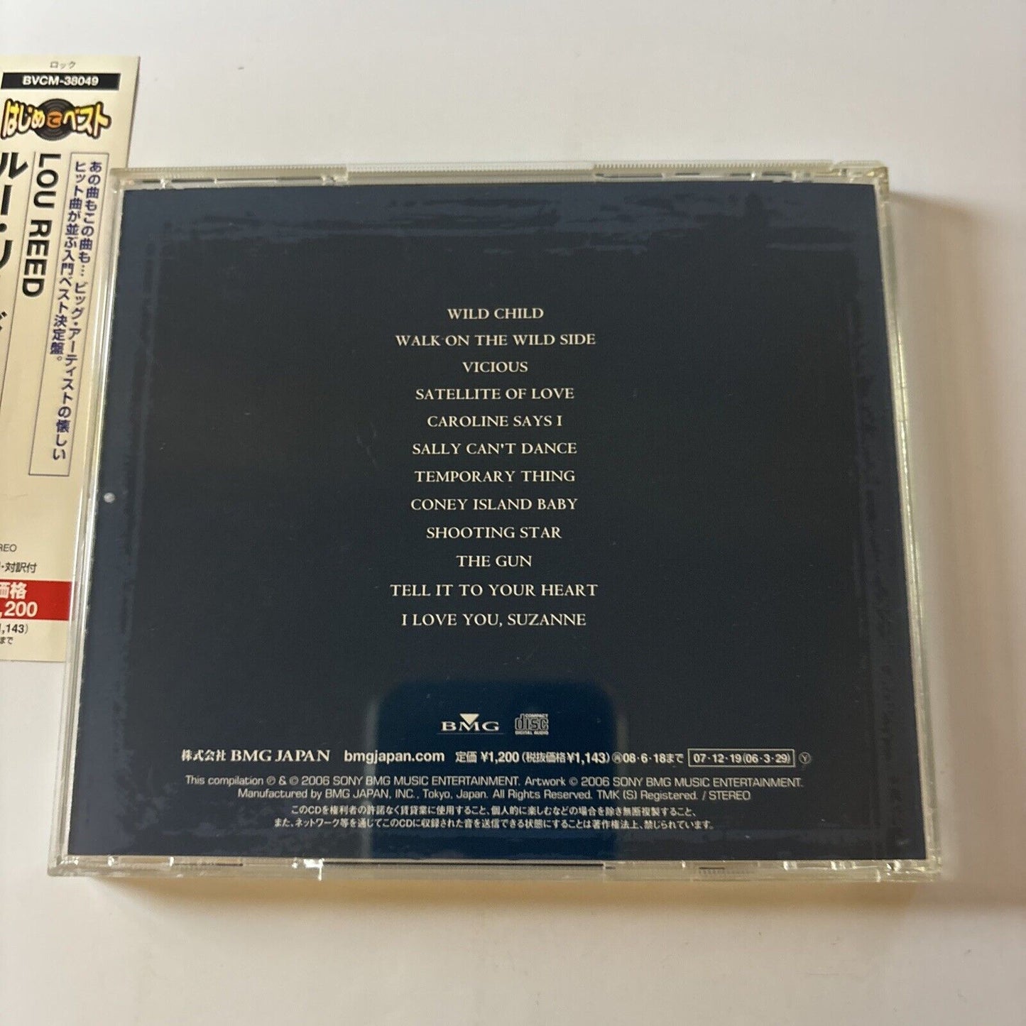 Lou Reed - Collections (CD, 2006) Obi Japan Bvcm-38049