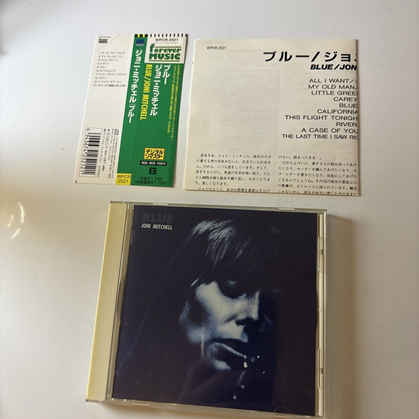 Joni Mitchell - Blue (CD, 1971) Japan Obi Wpcr-2521