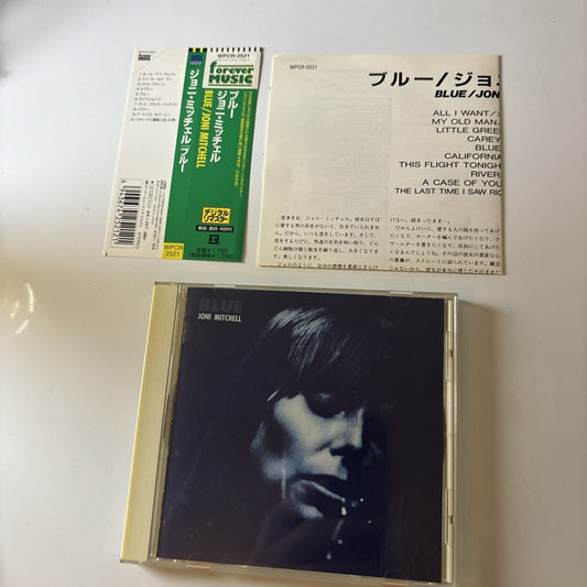 Joni Mitchell - Blue (CD, 1971) Japan Obi Wpcr-2521