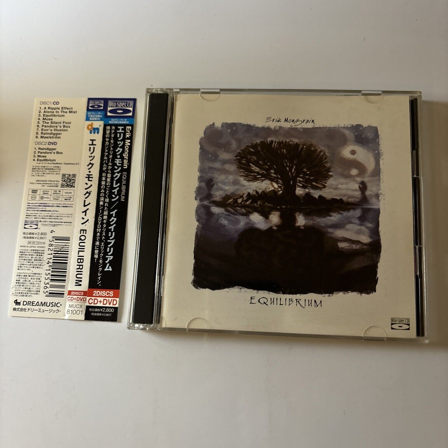 Erik Mongrain - Equilibrium (CD + DVD, 2009) Blu-spec CD Japan Obi Mucx-81001