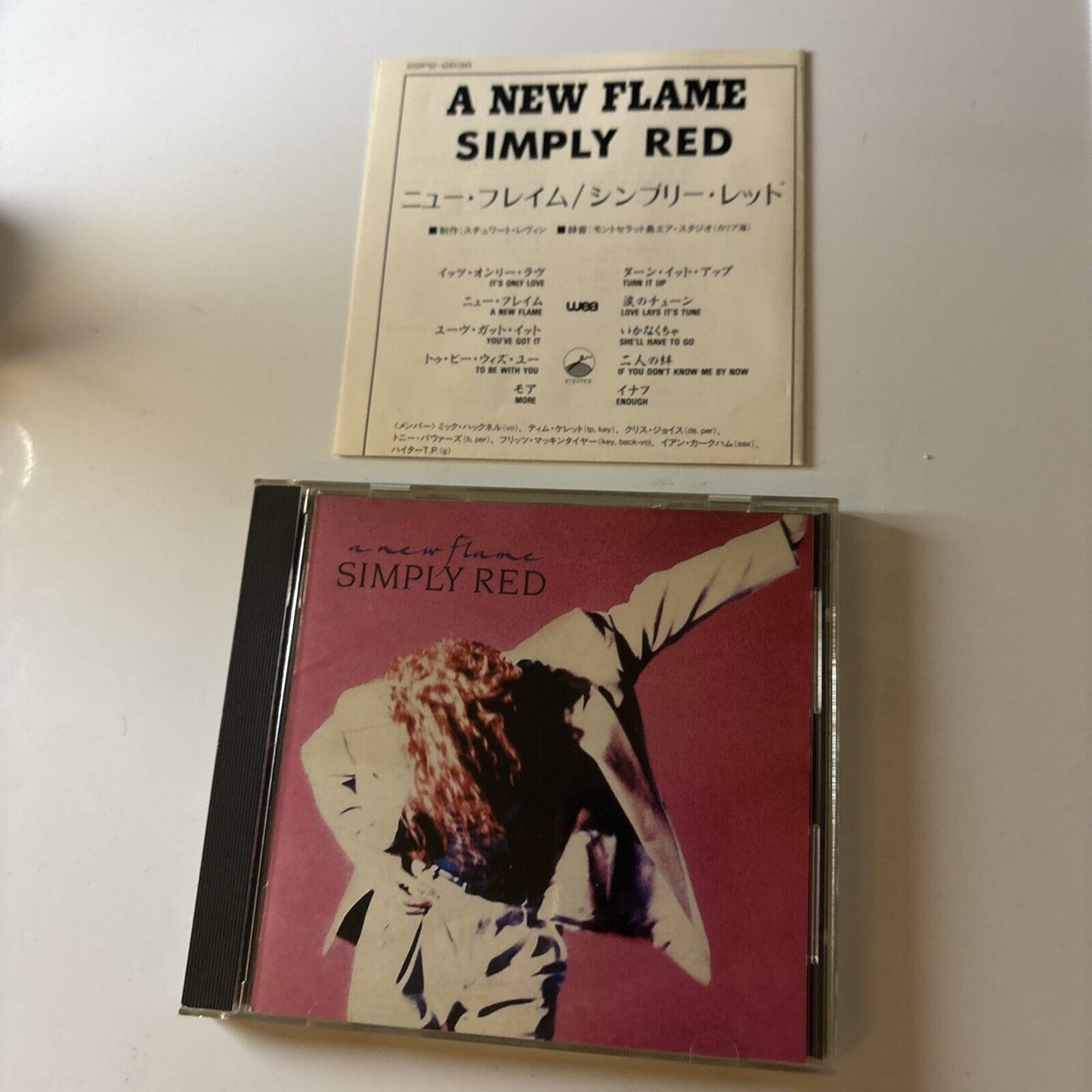 Simply Red - A New Flame (CD, 1989) Japan 22p2-2636
