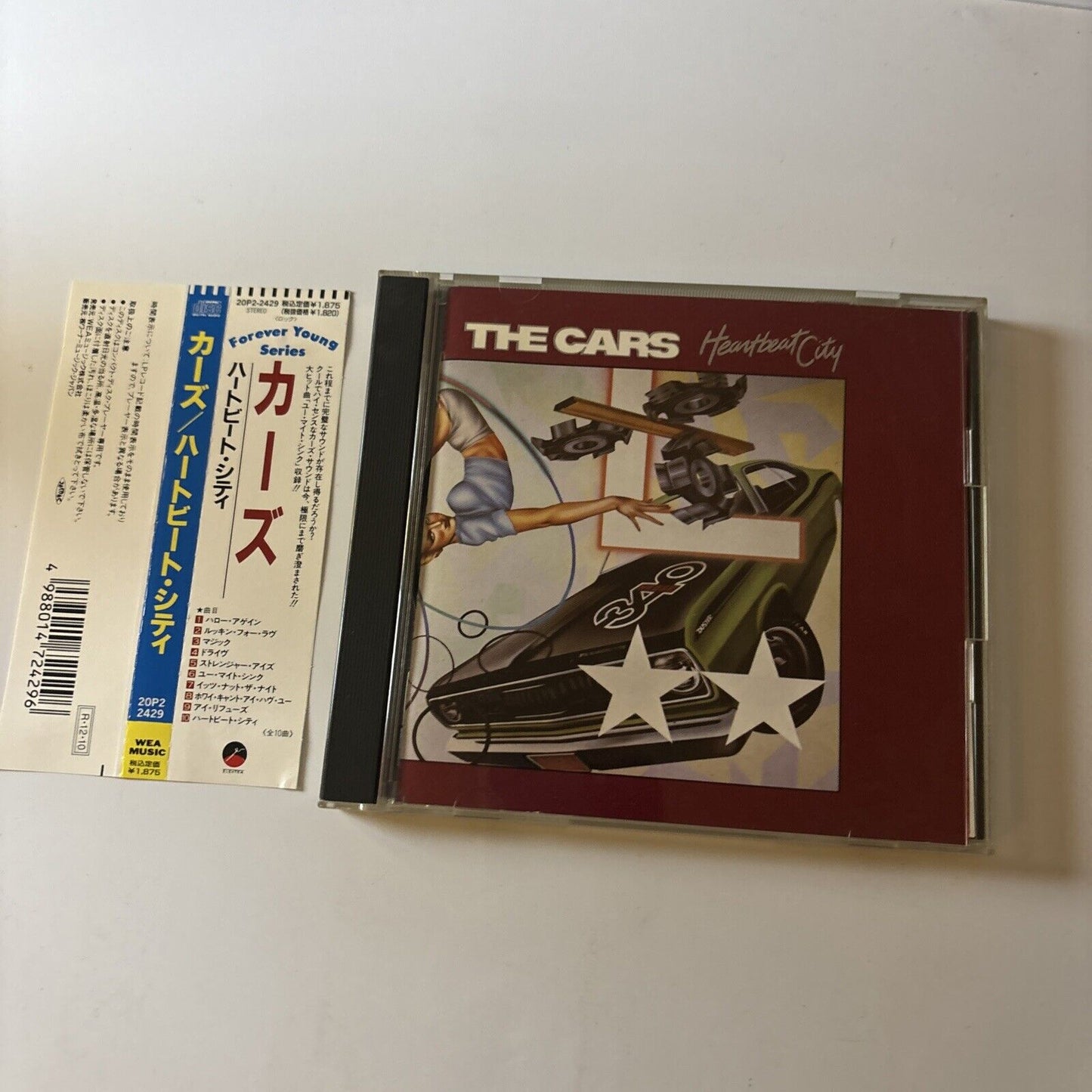 The Cars - Heartbeat City (CD, 1984) Japan Obi 20p2-2429