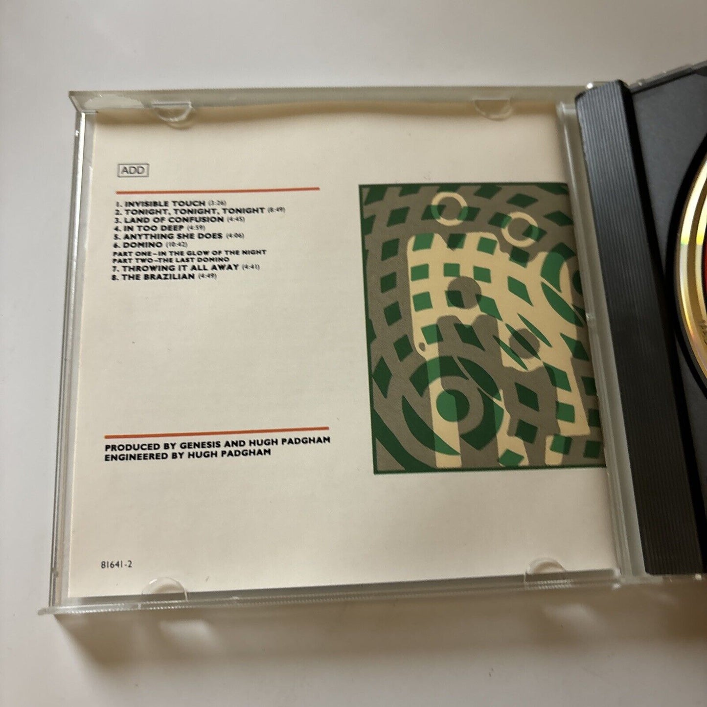 Genesis - Invisible Touch (CD, 1990) 781641-2