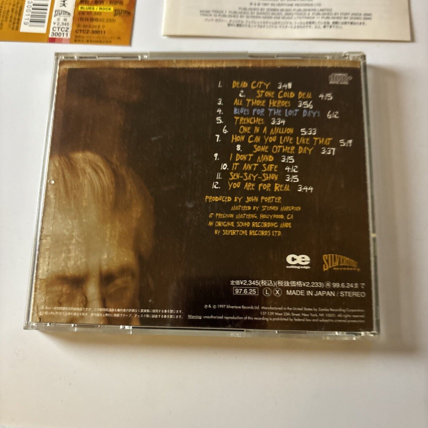 John Mayall And The Blue breakers - Blues For Lost Days (CD 1997) Obi Ctcz-30011