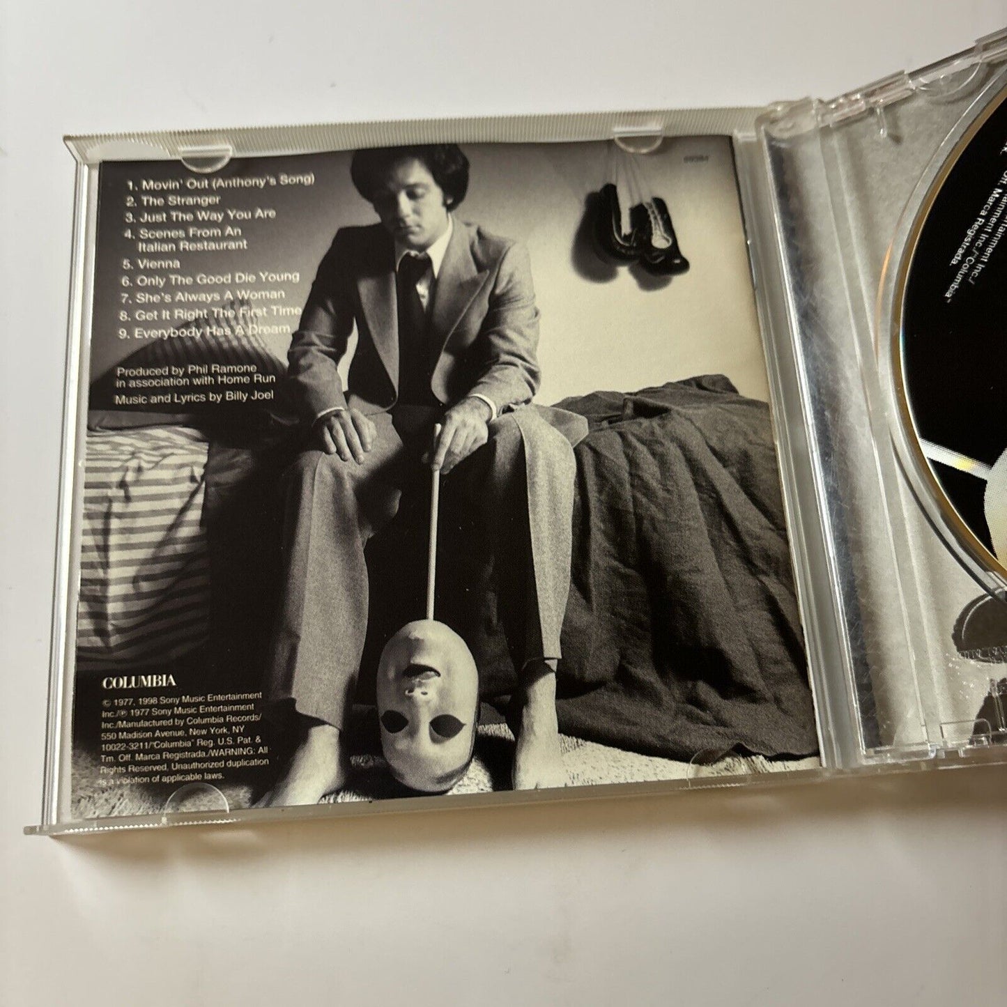 Billy Joel - Stranger (CD, 1998) Ck-69384