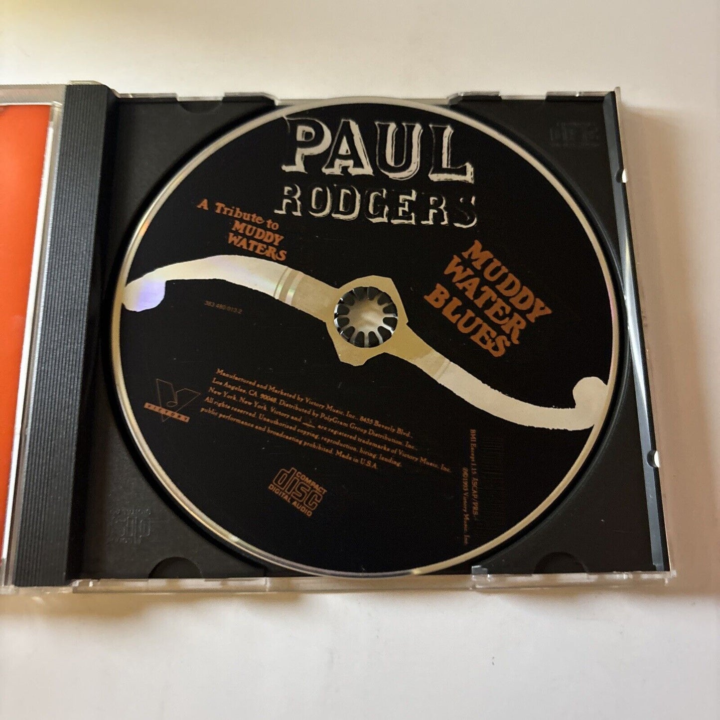 Paul Rodgers - Muddy Water Blues: A Tribute to Muddy Waters (CD, 1993)