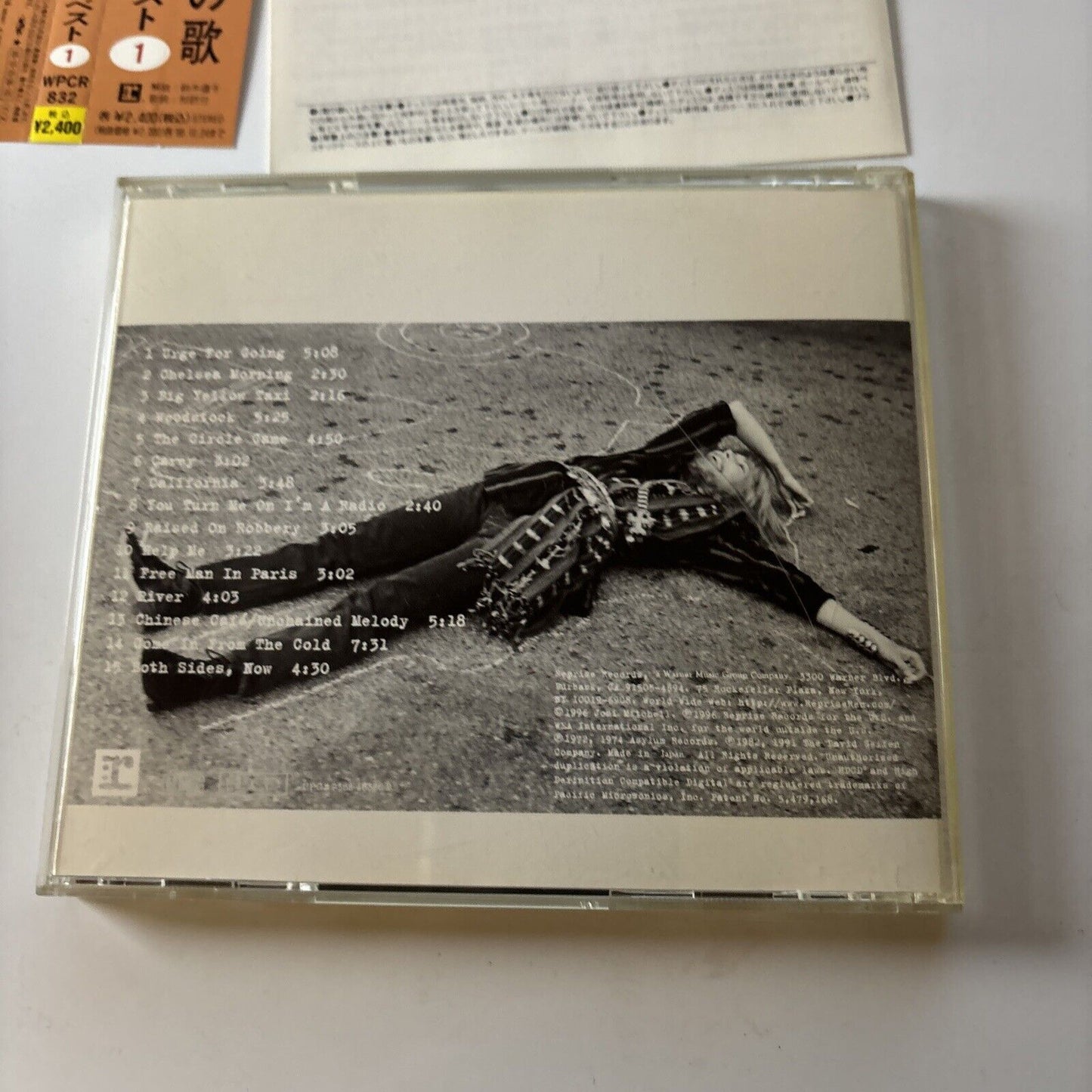 Joni Mitchell - Hits (CD, HDCD, 1996) Japan Obi Wpcr-832