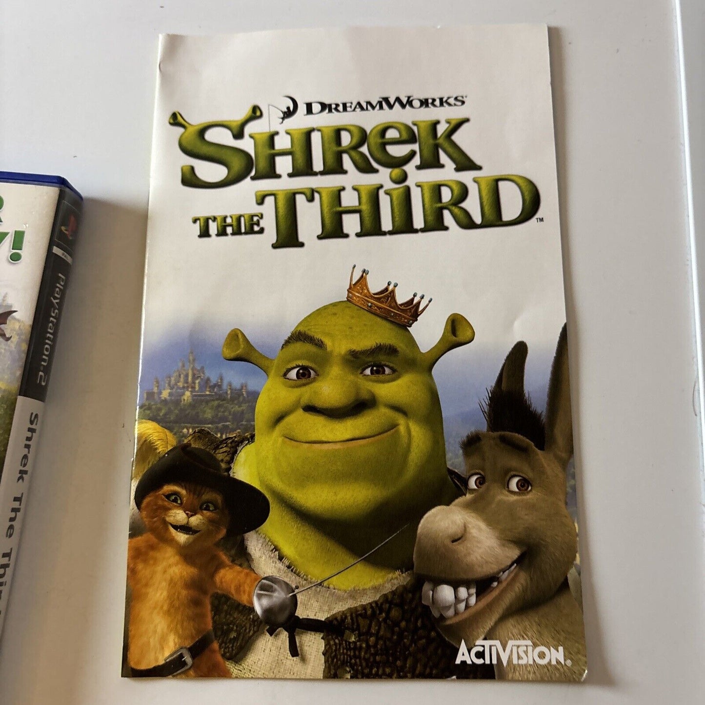 Shrek The Third Sony Playstation 2 PS2 - Manual PAL