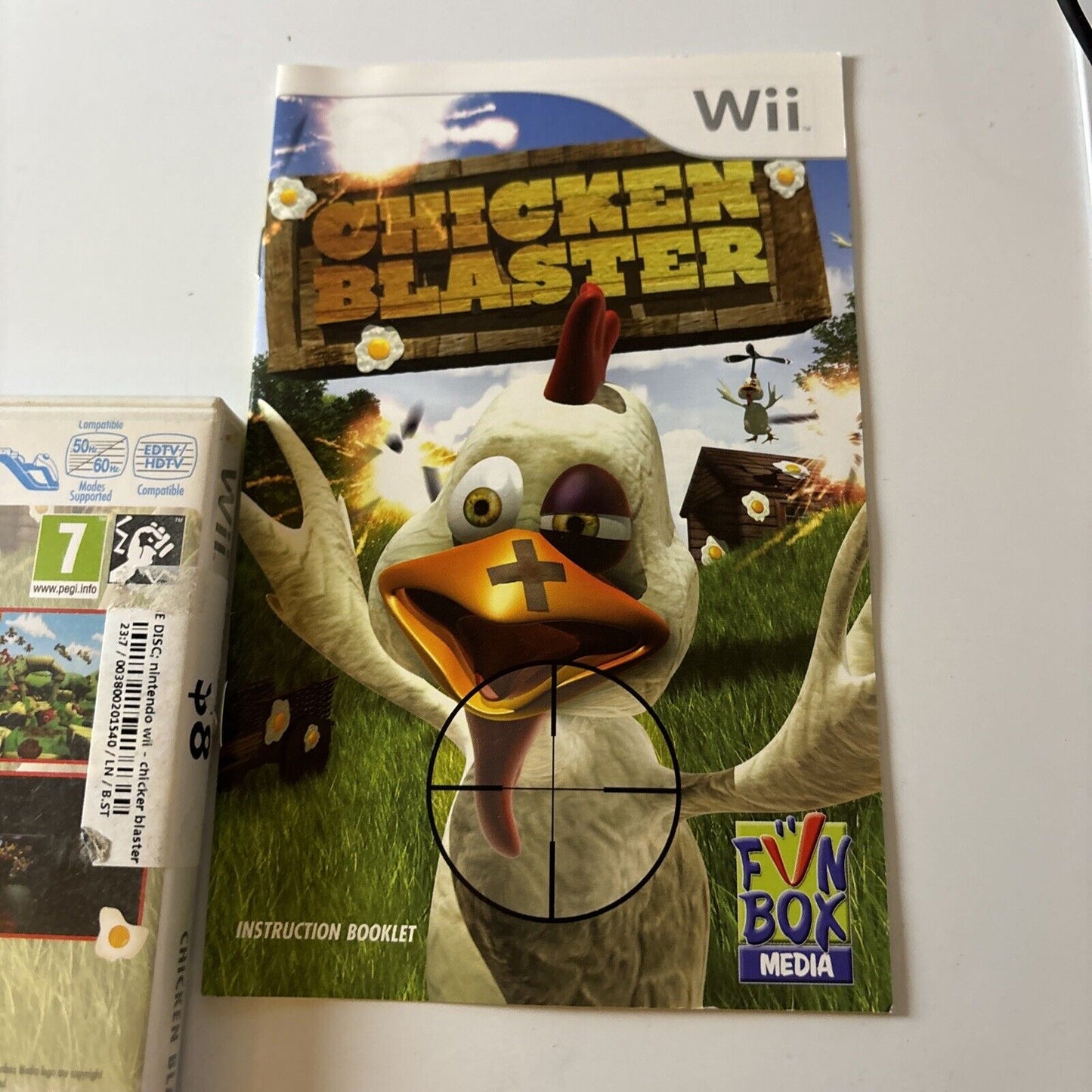 Chicken Blaster - Nintendo Wii PAL - Complete With Manual