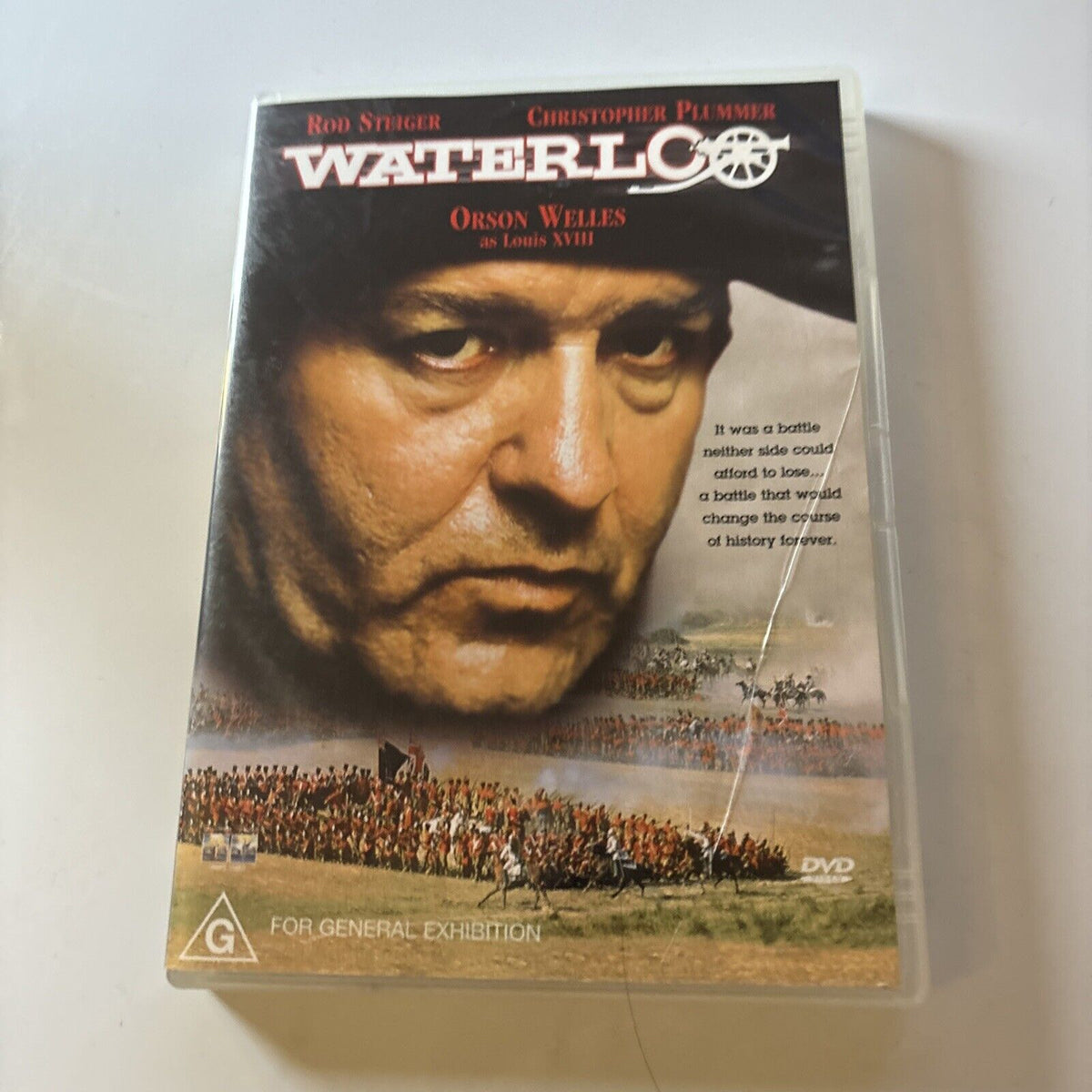 Waterloo Dvd Waterloo (DVD, 1970) Rod Steiger, Orson Welles Region 4 – Retro Unit