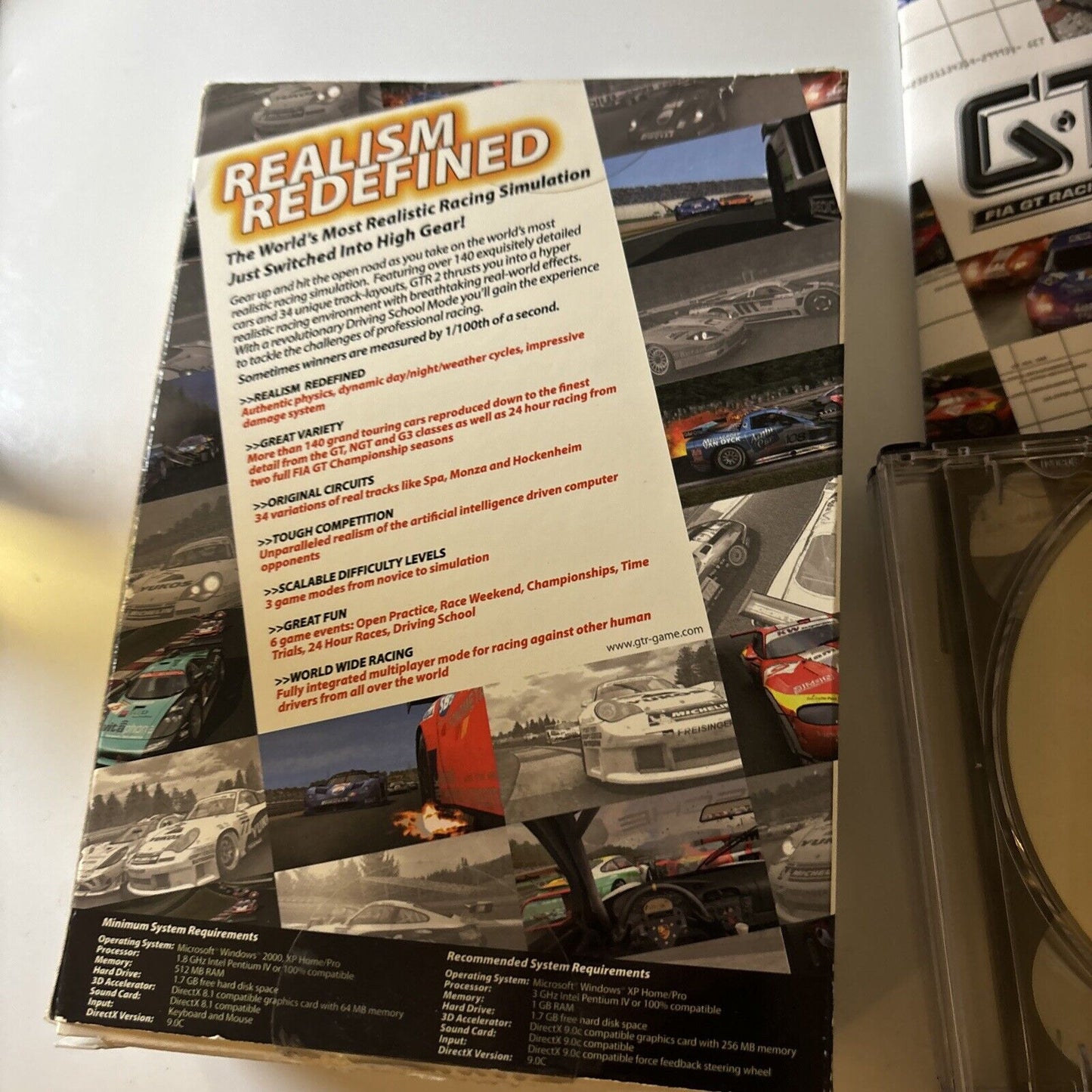 GTR 2 FIA GT Racing Game PC CDROM Windows 7