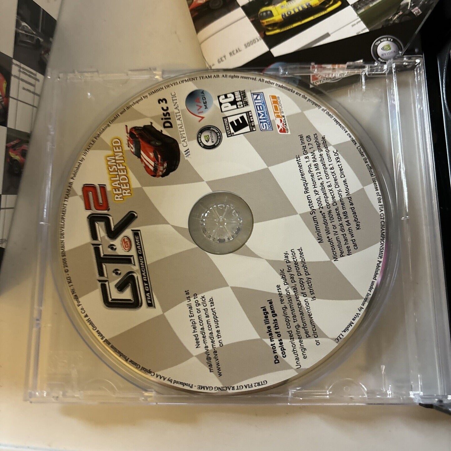 GTR 2 FIA GT Racing Game PC CDROM Windows 7