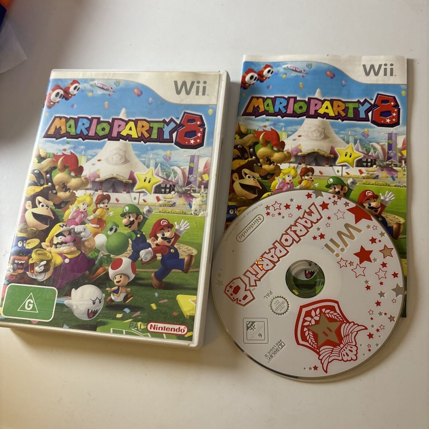 Mario Party 8 Nintendo Wii Game Complete With Manual  PAL