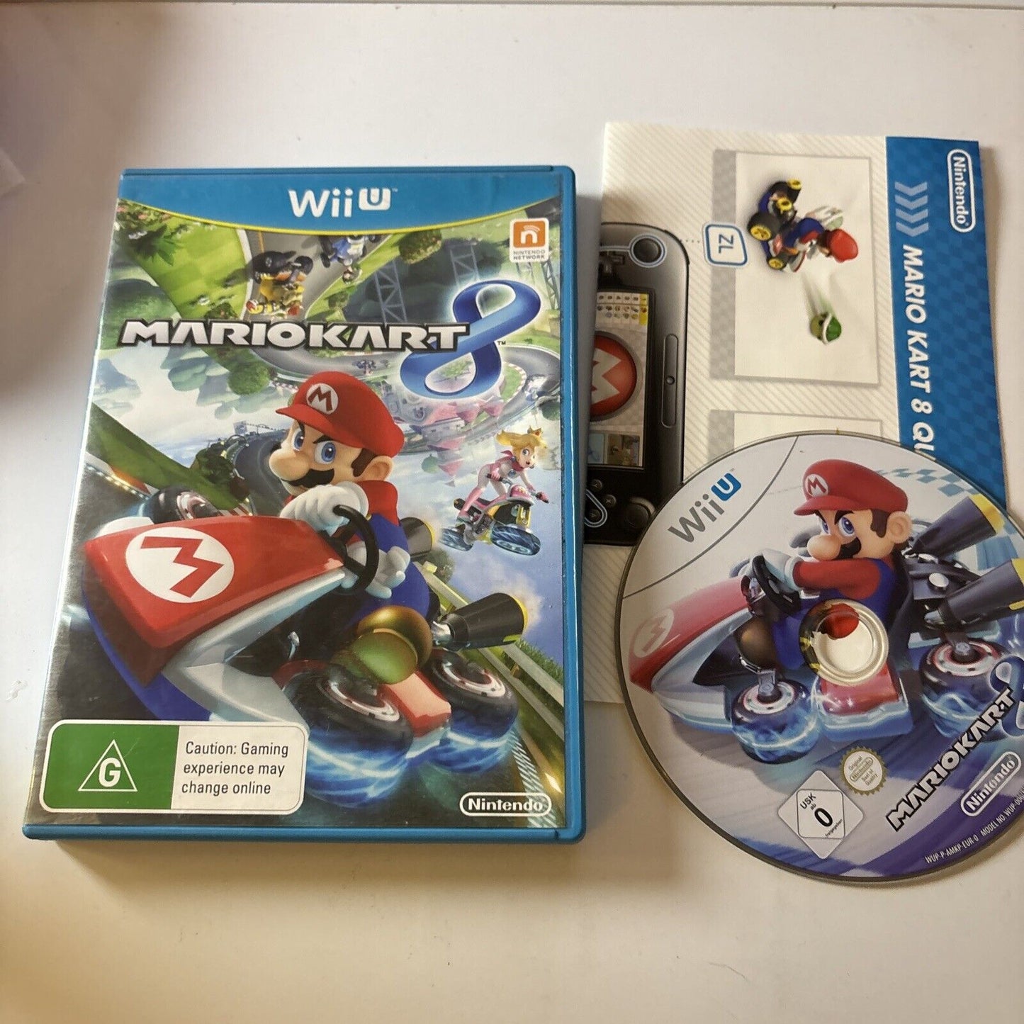 Mario Kart 8 Nintendo Wii U Complete With Game & Manual PAL