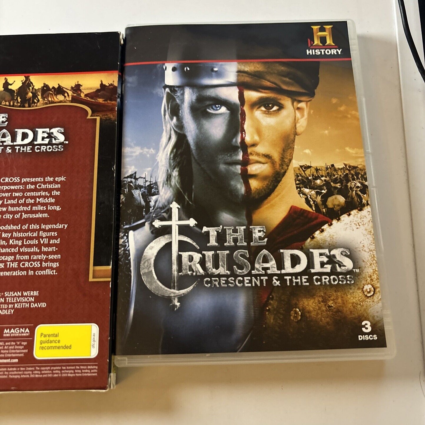 The Crusades - Crescent And The Cross (DVD, 2005, 3-Disc) Region 4