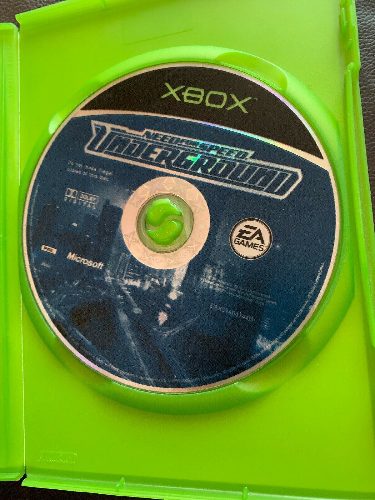 NEED FOR SPEED UNDERGROUND Microsoft Xbox Game PAL + Booklet