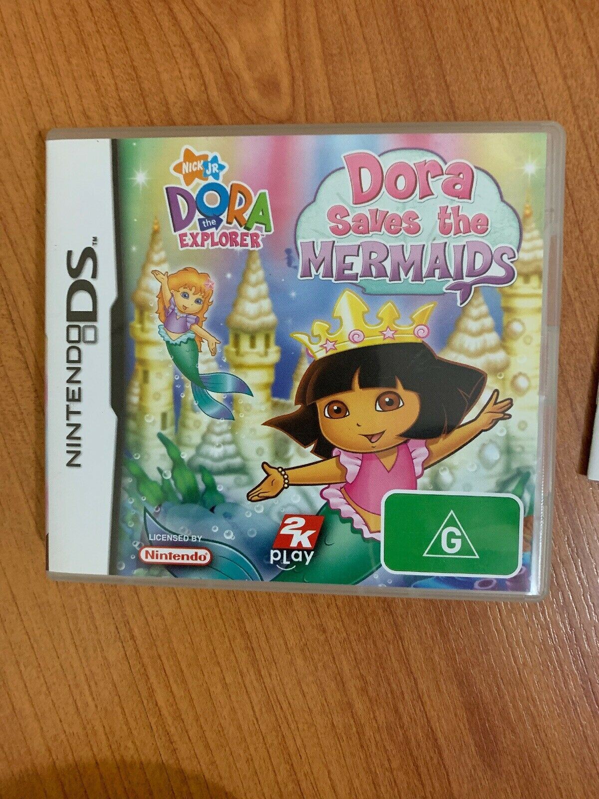 Dora Saves the Mermaids Nintendo DS 3DS Game *Complete With Manual*