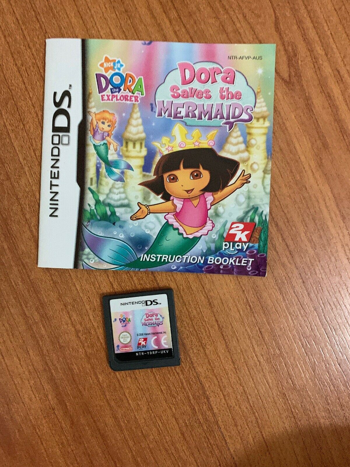 Dora Saves the Mermaids Nintendo DS 3DS Game *Complete With Manual*