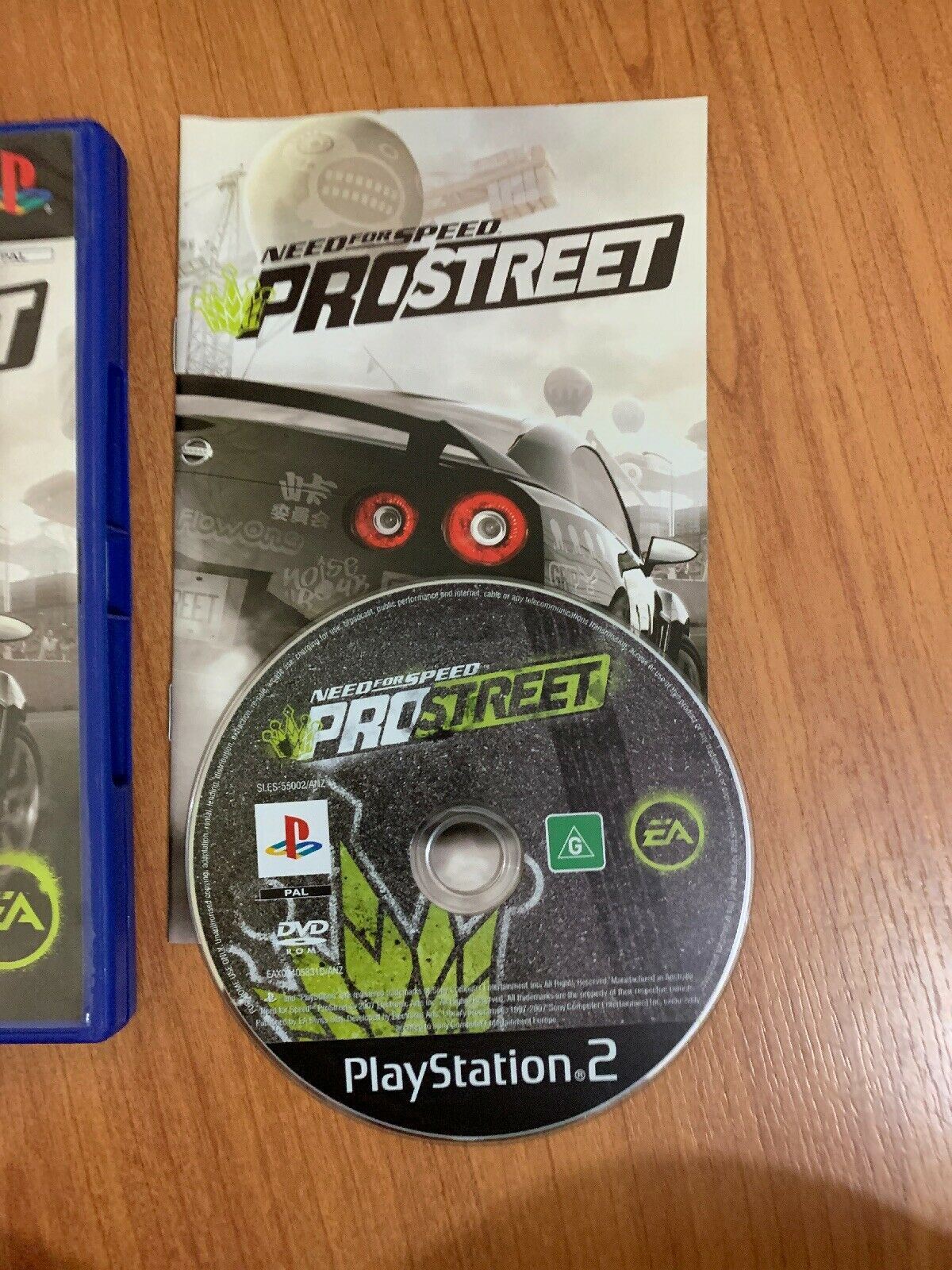 Need For Speed Prostreet - Sony Playstation 2 PS2 PAL Complete with Manual