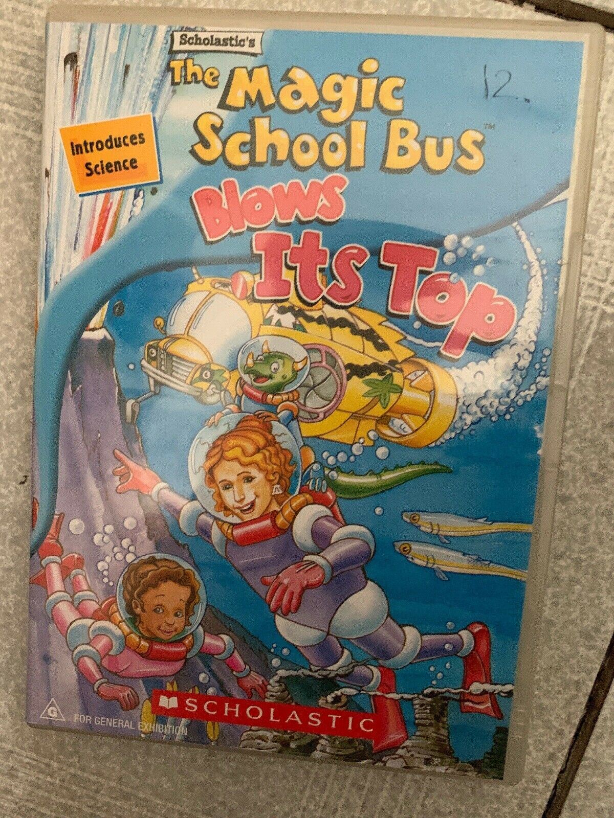 The Magic School Bus Blows It's Top Scholastic DVD