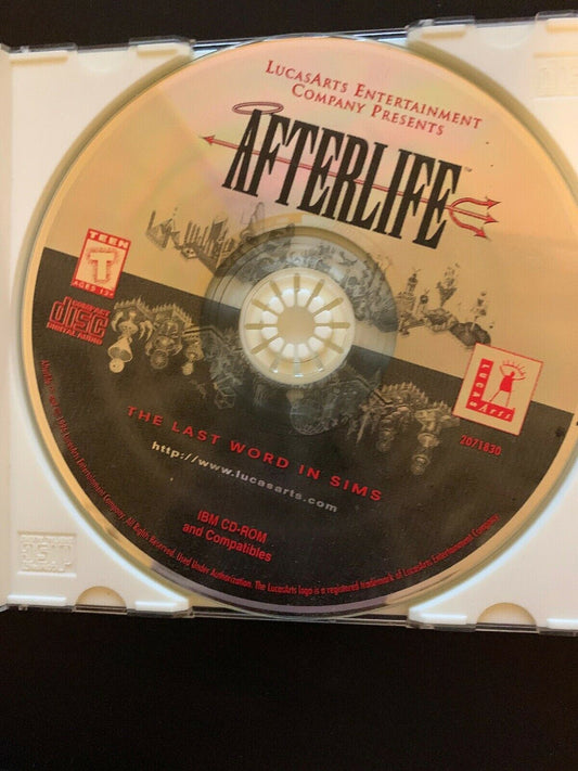 Afterlife PC (1996) CD-ROM LucasArts Vintage Game